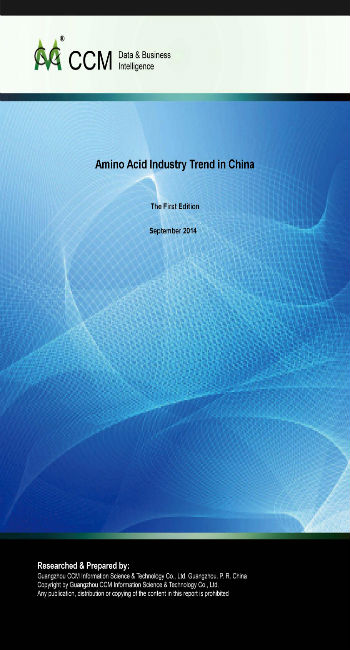 Amino Acid Industry Trend in China